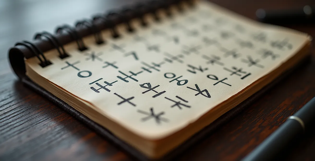 Carnet de notes avec système d'évaluation restaurant personnalisé